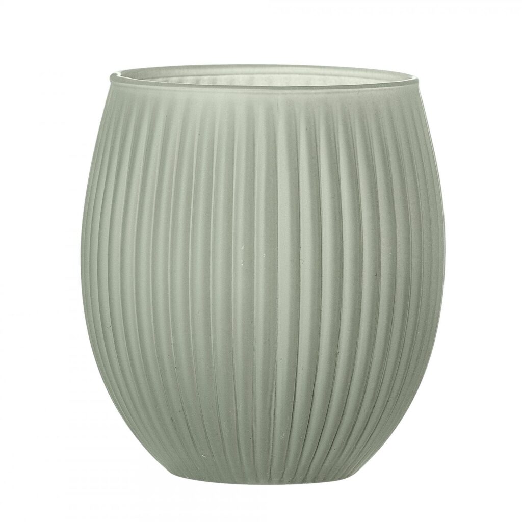 23604588-high Portacepillos Verde Vidrio - Imagen 1