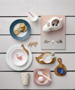 Set Vaso/Plato Superhéroes Melamina Bambú - Imagen 2