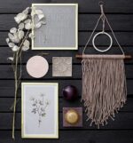 Cuadro Marco Dorado Floral - Imagen 2