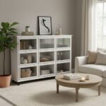 Aparador Metal Blanco Envejecido Birta