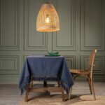 Mantel / Plaid Azul Flecos 180X140 - Imagen 5