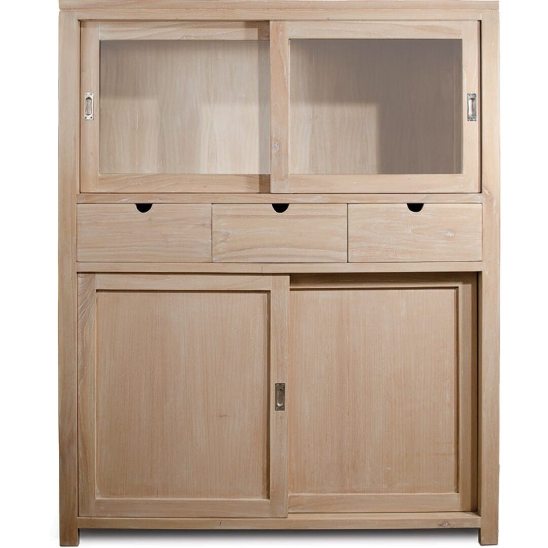 VITRINA ANOA Vitrina Anoa Madera Mindi - Imagen 1