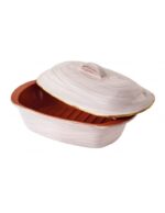 Cazuela Ovalada Blanca - Imagen 2