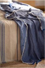 Mantel/Plaid Azul 120x180