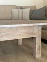 Mesa Centro Elevable Madera Maciza - Imagen 4