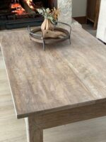 Mesa Centro Elevable Madera Maciza - Imagen 5