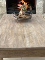 Mesa Centro Elevable Madera Maciza - Imagen 6
