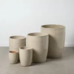 Macetero Beige Grande para Planta