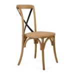 Silla Cruceta Natural / Hierro - Imagen 2