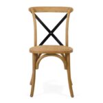 Silla Cruceta Natural / Hierro