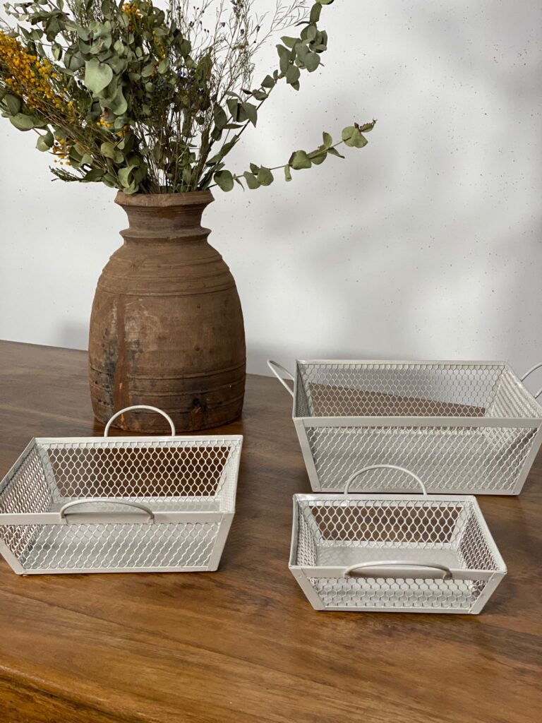 Set 3 Bandejas Set 3 Bandejas/Cestas metal - Imagen 1