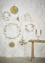 Corona Metal Hojas Navidad - Imagen 6