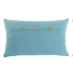 Cojín Botones Turquesa