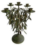 Candelabro Hojas Muérdago - Imagen 4