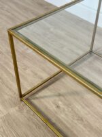 Mesa Centro Dorada Cristal - Imagen 5