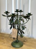 Candelabro Hojas Muérdago - Imagen 3