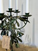 Candelabro Hojas Muérdago - Imagen 2