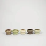 Portavelas Cerámica Beige - Imagen 2