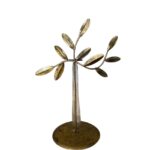 Decoración / Jarrón Metal Dorado Pequeño