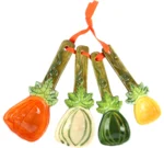 Set 4 Cucharas Medidoras Calabaza
