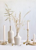 Vara Flor Blanca Metal - Imagen 2
