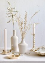 Vara Flor Blanca Metal - Imagen 3