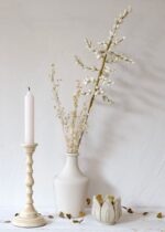 Vara Flor Blanca Metal - Imagen 4