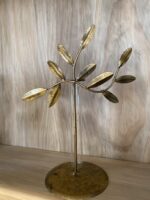 Decoración / Jarrón Metal Dorado Pequeño - Imagen 2