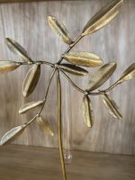 Decoración / Jarrón Metal Dorado Grande - Imagen 3