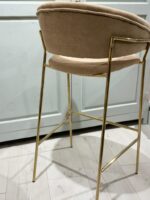 Taburete Beige y Dorado - Imagen 5