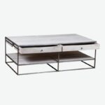 Mesa De Centro Con Cajones