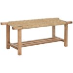 Banqueta Madera Mango y Cuerda