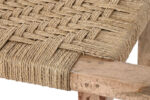 Banqueta Madera Mango y Cuerda - Imagen 2