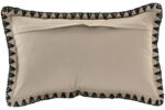Cojín Lino Filo Negro Rectangular - Imagen 3