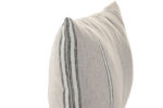 Cojín Lino Rectangular Topo Gris Rayas - Imagen 2