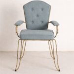 Silla Queen Gris Azulada