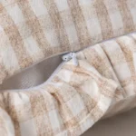 Cojín Vichy Beige Rectangular - Imagen 4