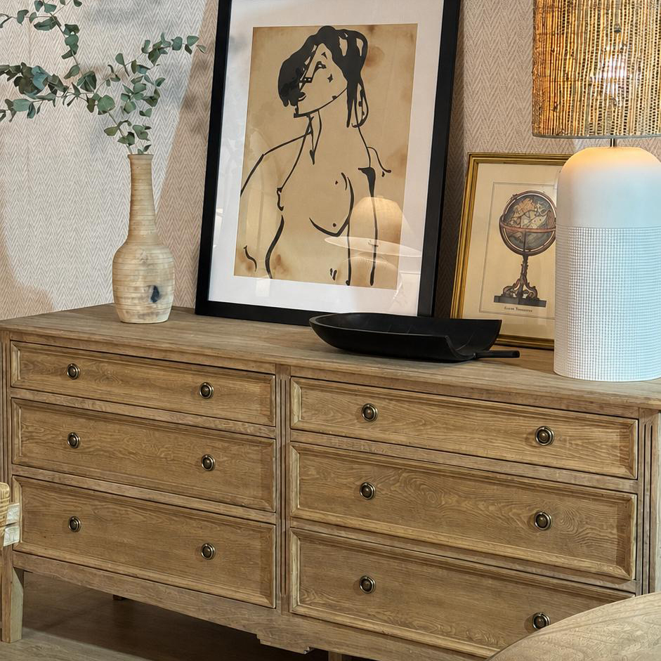 40526cf9-97d0-46ff-9e3c-181bcf0fd50e Cómoda Romantic Doble Madera Lavada - Imagen 1