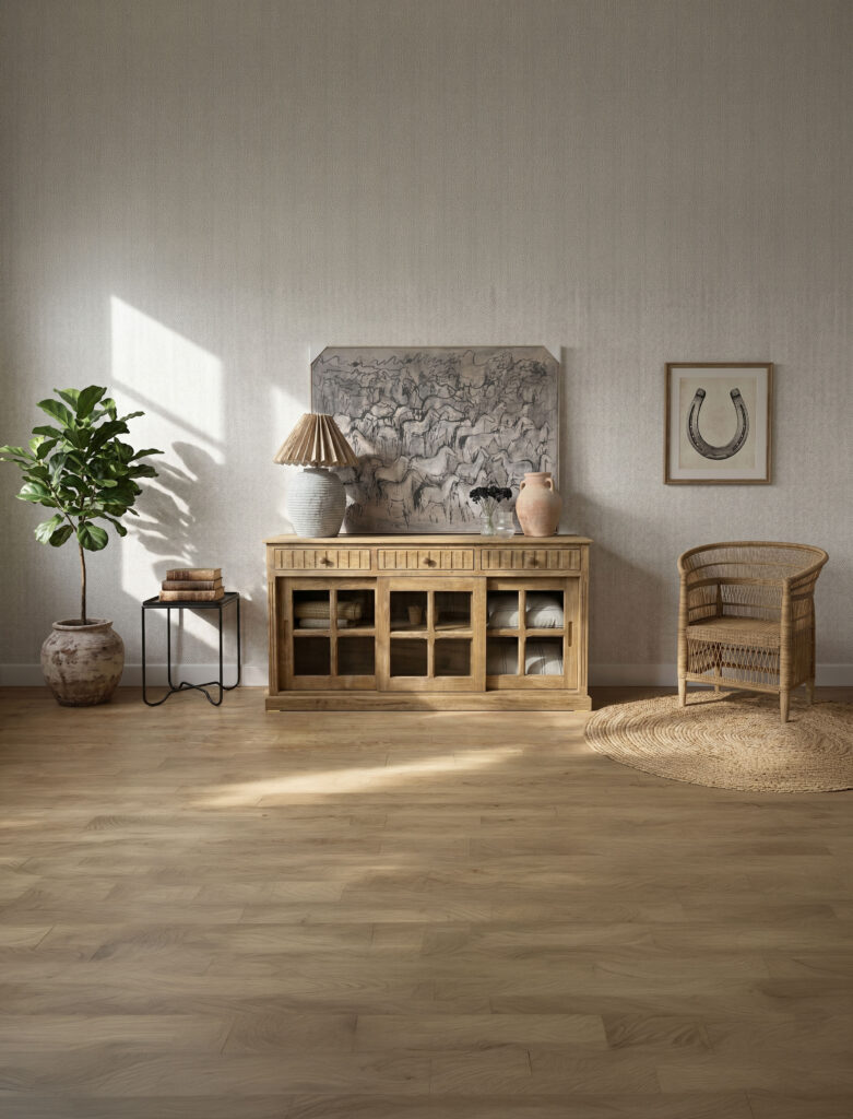 Mueble de madera y decoración de Portales Ocho