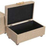 Set 2 Cajas Madera / Fibra - Imagen 4