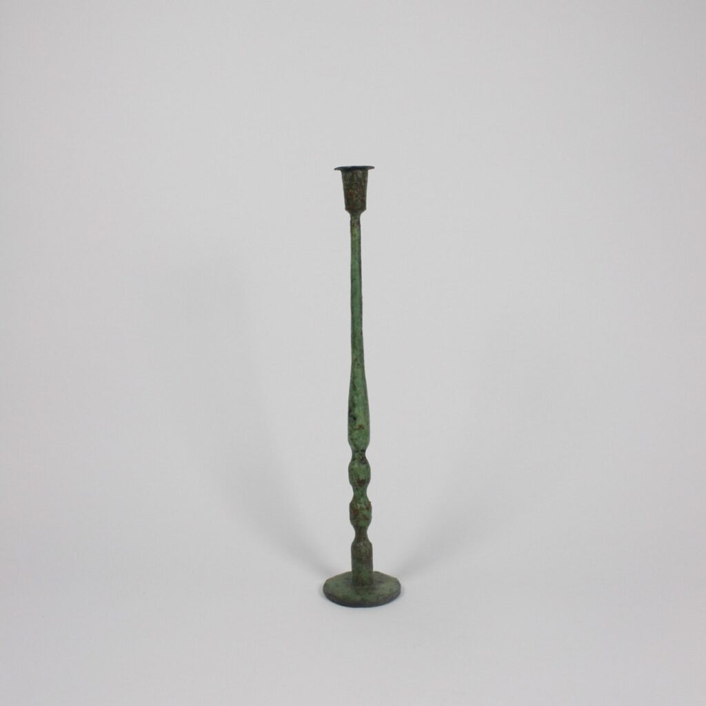 OLS011819-01-sq Candelabro Hierro Verde Grande - Imagen 1