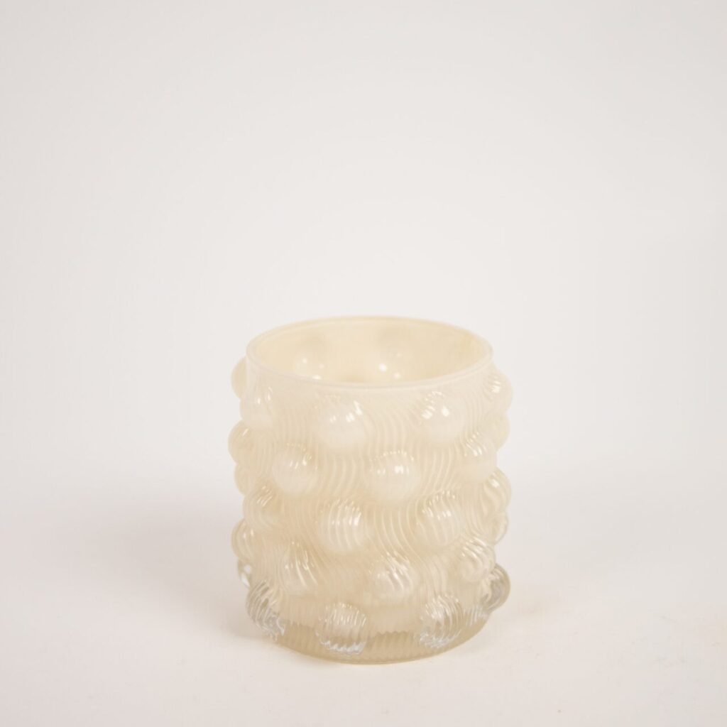 OLS019310-01-sq Portavelas Burbuja Blanco Roto - Imagen 1