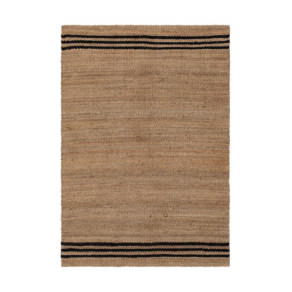 16615329-01-sq Alfombra Fibra Rayas Negro - Imagen 1