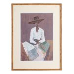 Cuadro Mujer Sombrero - Imagen 3