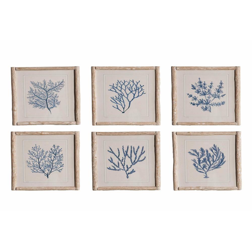 20224322-01-sq Cuadro Coral Azul - Imagen 1