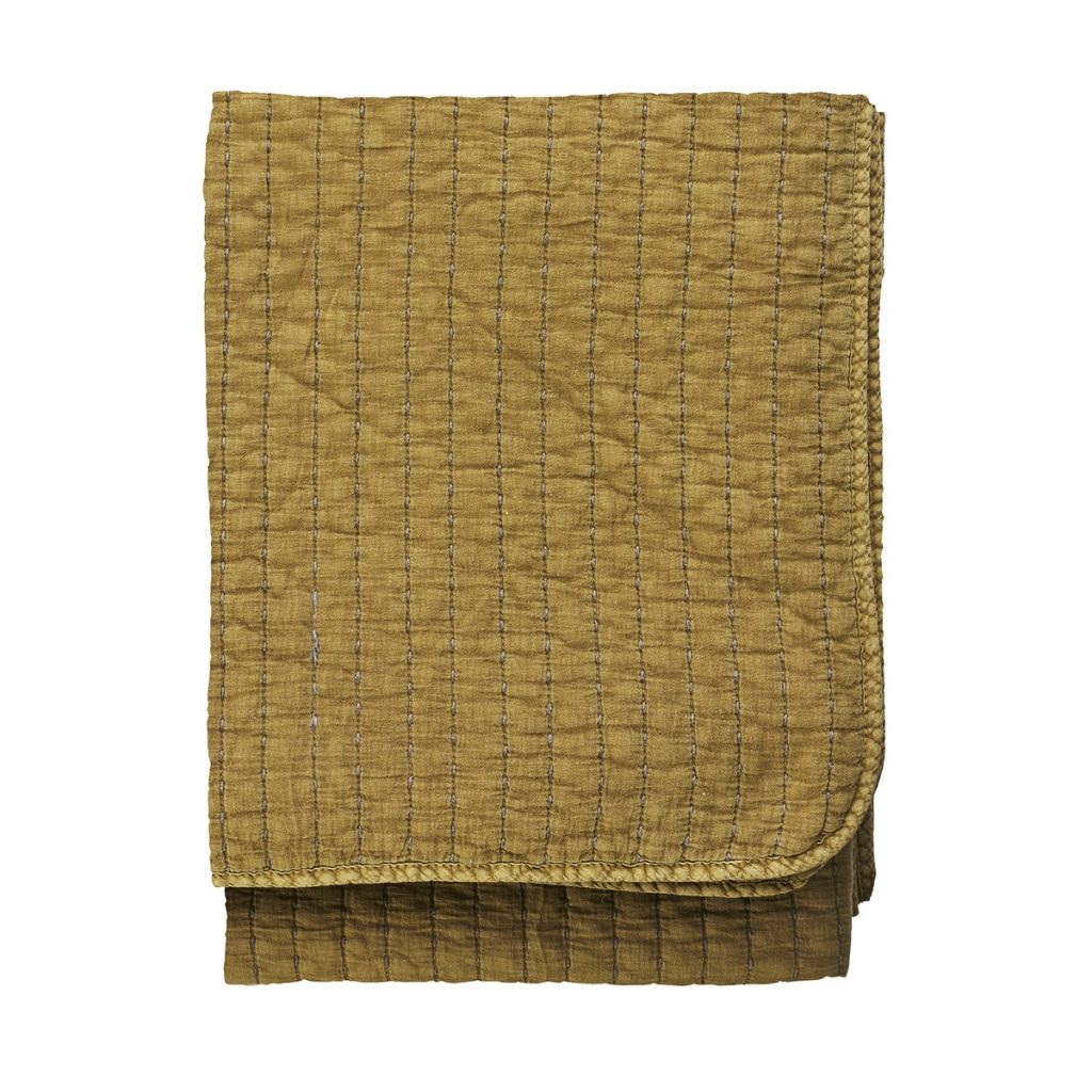 MSTC044TG-01-sq Colcha / Plaid Simona Mostaza - Imagen 1