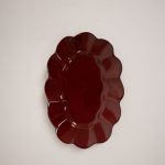 Bandeja / Plato Cerámica Roja Pequeña